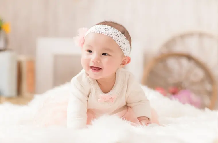 記念日の赤ちゃん